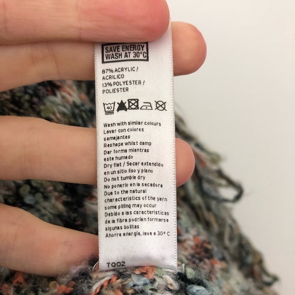 Topshop Multicolor Textured Cardigan - Picture 7 of 9